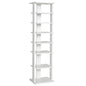 Wooden Vertical Shoe Rack with 7 Shelves
