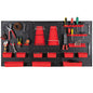 120 x 60cm Pegboard Organizer Kit for DIY Workshop Craft Room