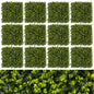 12 Pieces 50 x 50cm Artificial Grass Wall Panels for Garden Yard Balcony Home