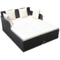 Rattan Garden 2 Seater Daybed Furniture Set with Cushions