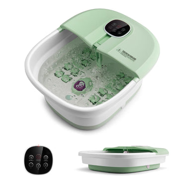 Foldable Heating Foot Soaker with Bubbles & Timing Function