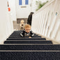 15 Pack Indoor Stair Runners Safety Rug with Reusable Adhesive