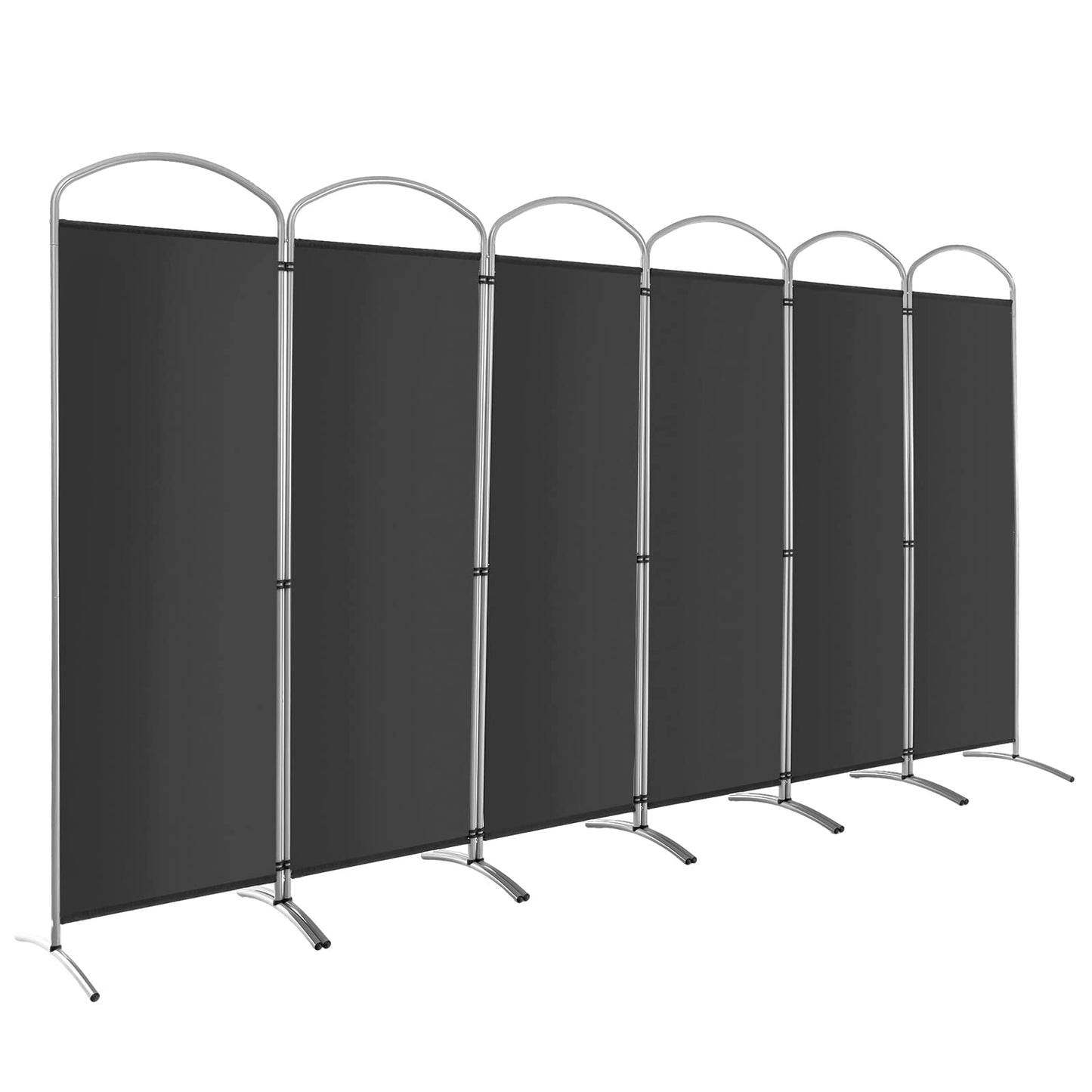 6 Panel Room Divider Freestanding and Folding Design for Home Office