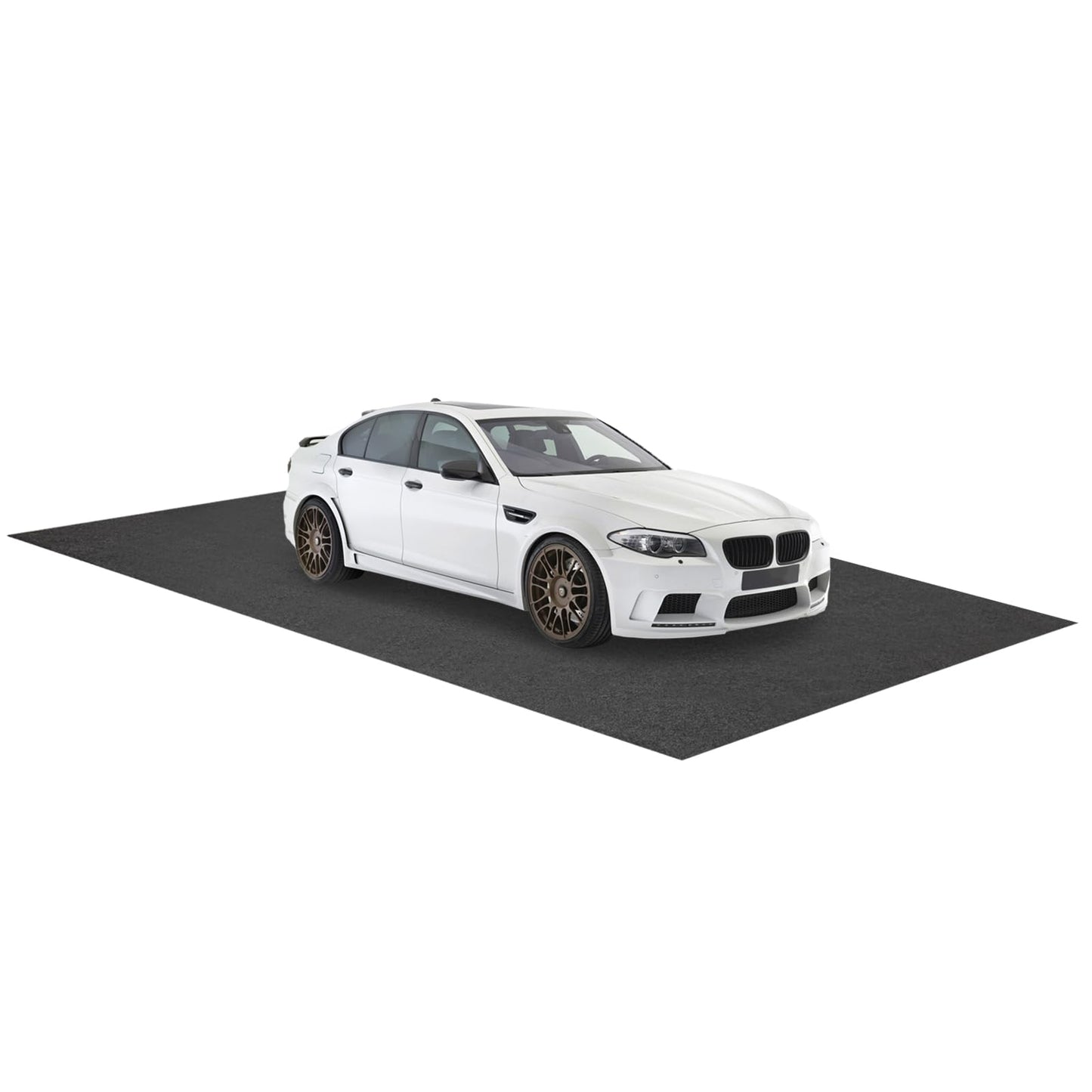 Absorbent Oil Spill Parking Mat Includes Double Sided Tape