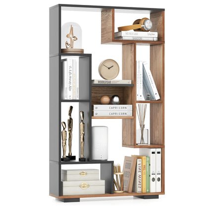 120cm Tall Bookshelf with Anti-tipping Kits for Home Office