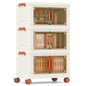 3 or 4 Tier Stackable Storage Bins with Lid & Lockable Wheels