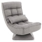 4-Position Adjustable Floor Chair with Swivel Base