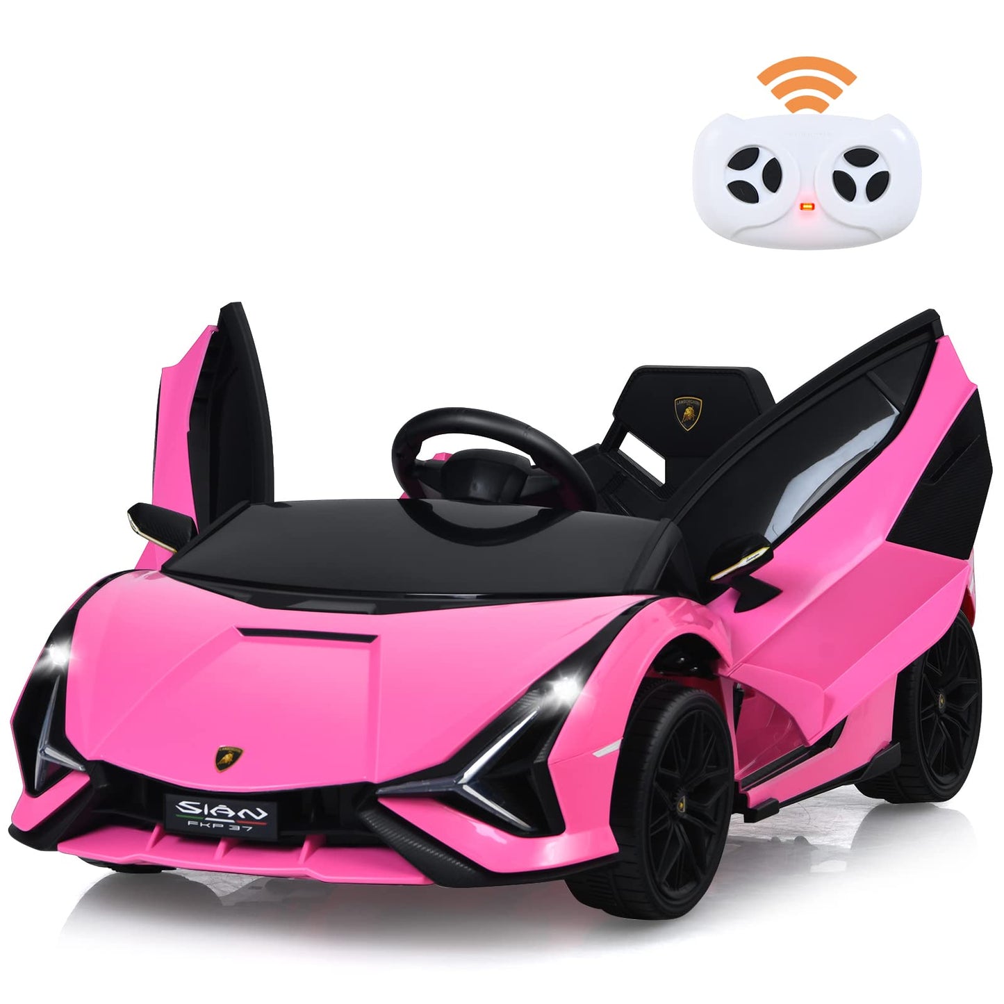 12V Battery Powered Electric Vehicle with Remote Control and LED Lights