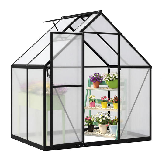 Polycarbonate Greenhouse Large Walk-in Aluminum Sunroom