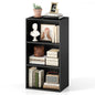 3-Tier Bookcase (42 x 29.5 x 80 cm,White) | Wooden Compact Storage Bookshelf