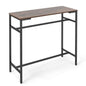 100cm Industrial Bar Table with Footrest