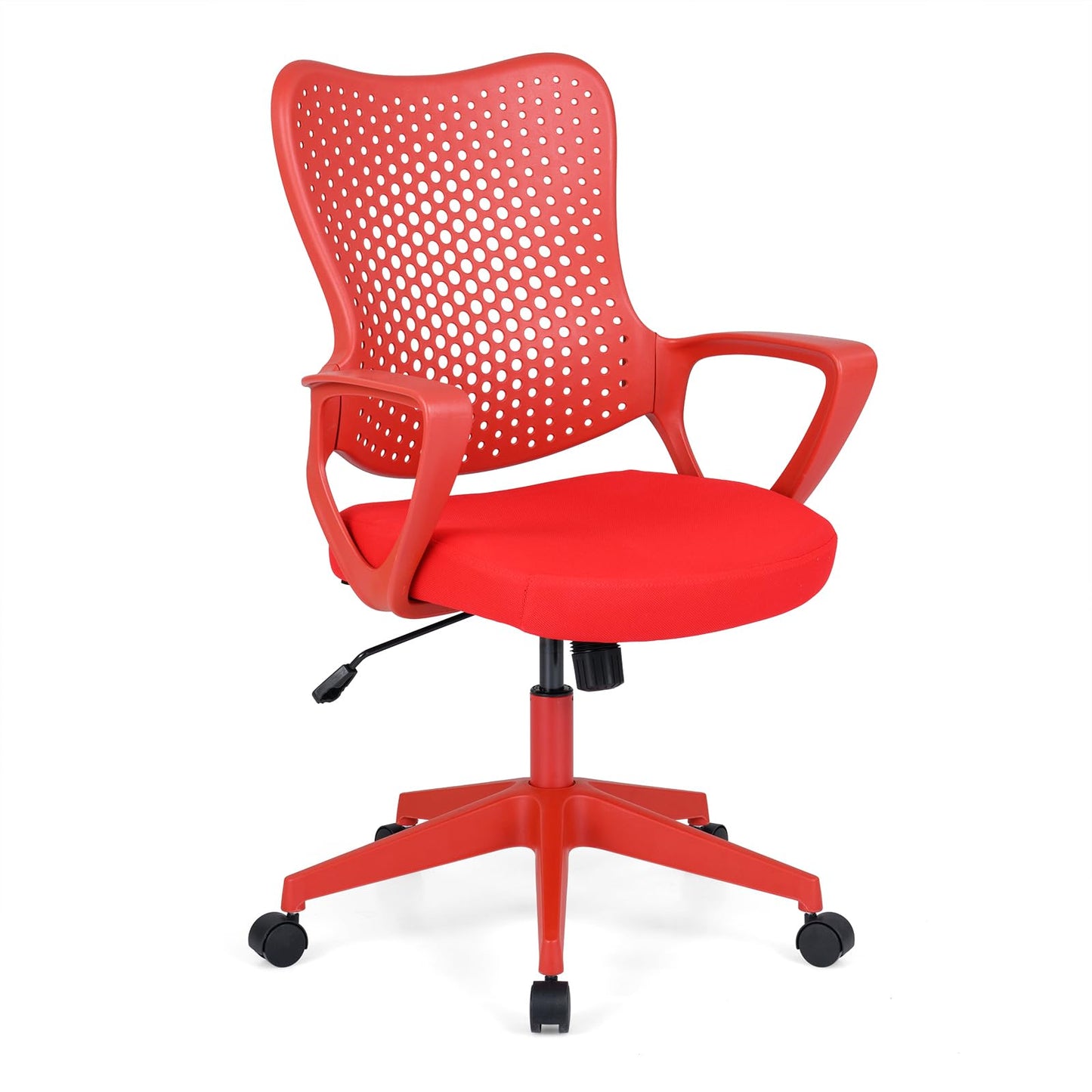 Ergonomic Office Chair, Computer Desk Chair with Armrests, Padded Cushion and Butterfly Backrest