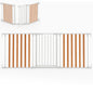 Pressure Baby Gate with One-hand Opening, 2-Way Door Swing, Freestanding Dog Stair Gates Pet Safety Fence