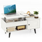 Wooden Lift Up Top Coffee Table with Hidden Storage Compartment
