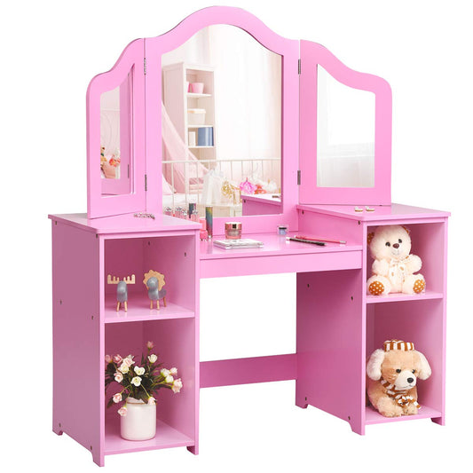 Kids Dressing Table and Chair Set