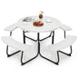 All Weather 8 Seater Picnic Table and Bench