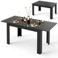 Extendable Dining Table with Adjustable Tabletop