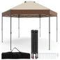 Pop up Garden Gazebo, 3.6 x 3.6m Height Adjustable Canopy Tent