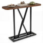 Console Table, 100cm Industrial Slim Accent Entryway Table Hall Desk