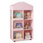 Wooden Kids Bookshelf and Toy Storage with Multiple Compartments