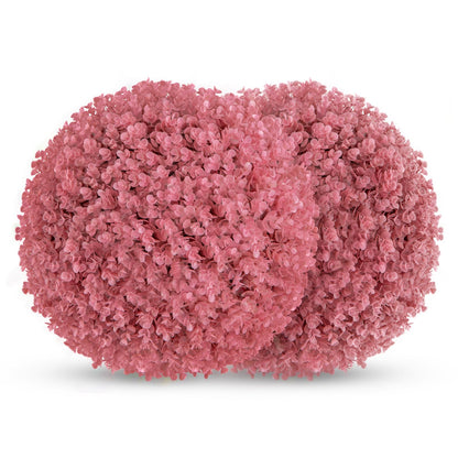 2 Pieces Artificial Plant Topiary Balls with 7 Layers Leaves