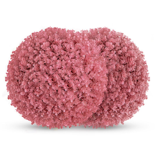 2 Pieces Artificial Plant Topiary Balls with 7 Layers Leaves