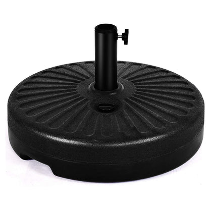 40KG Water and Sand Fillable Umbrella Stand with Built-in Handle