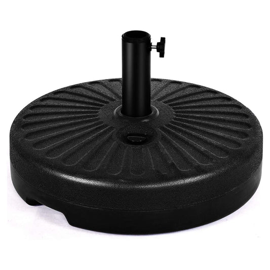 40KG Water and Sand Fillable Umbrella Stand with Built-in Handle