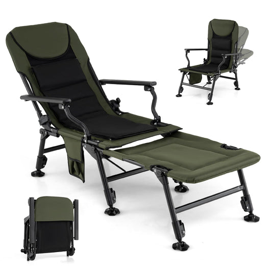 Oversized Foldable Fishing Chair for Adults All-Terrain Camping Chair