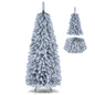 6FT Pop up Artificial Christmas Tree, Snow Flocked Xmas Tree