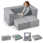 Modular Kids Sofa Childrens Fold Out Couch High Chair with Armrests