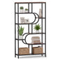 8-Tier Bookshelf Tall Etagere Bookcase with Open Storage Shelves
