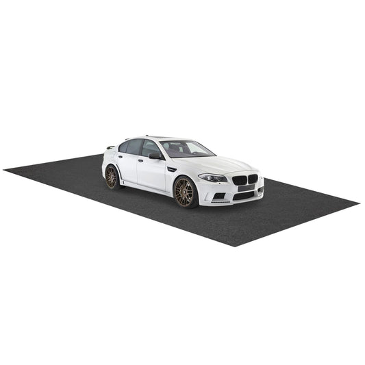 Absorbent Oil Spill Parking Mat Includes Double Sided Tape