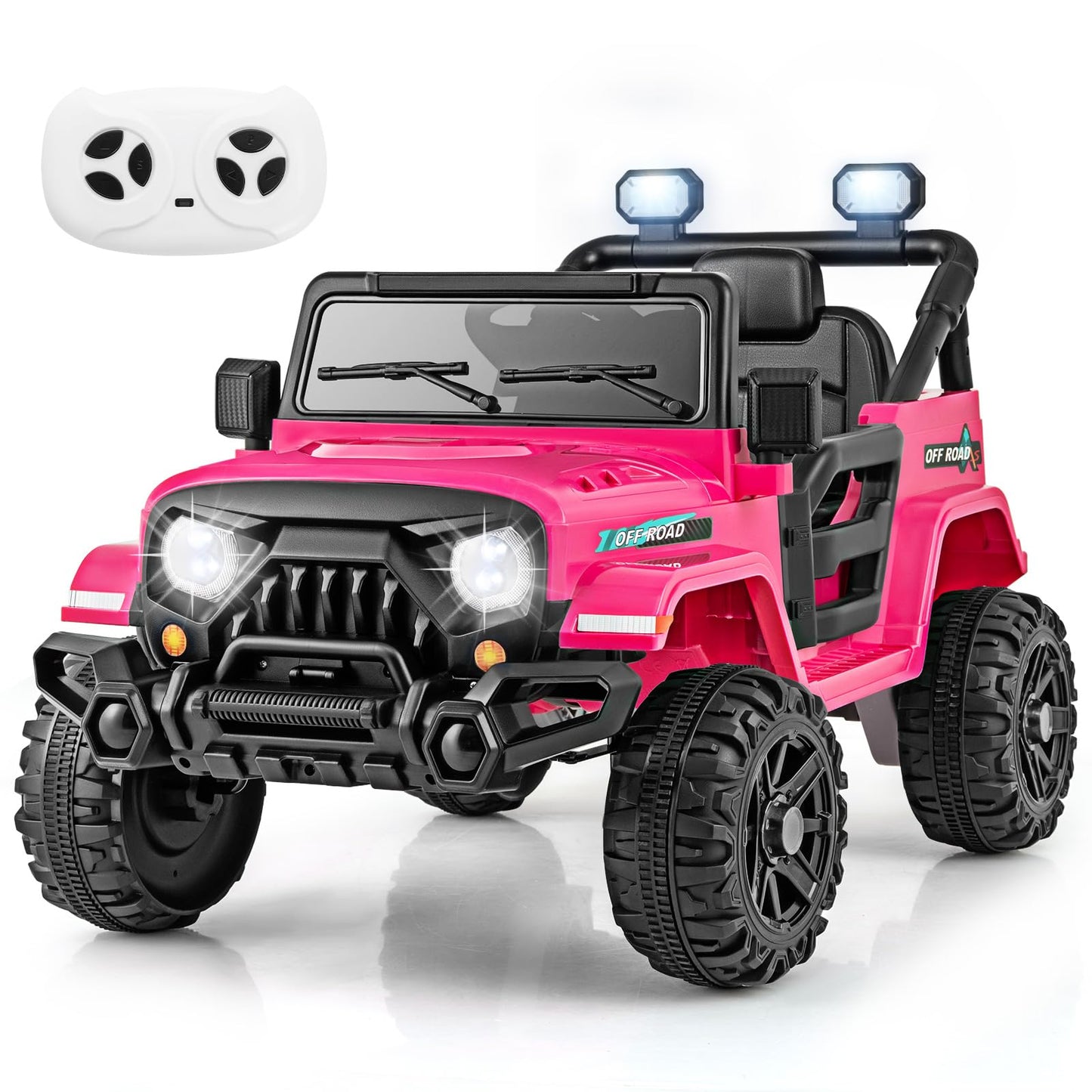 12V Kids Ride on Truck with Remote Control and 3 Speeds