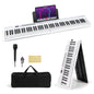 88 Key Folding Digital Piano Keyboard with Microphone