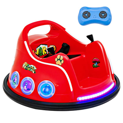 Electric Bumper Car with 360° Spin and Remote Control for Toddlers and Babies