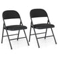 Set of 2 or 4 Folding Padded Party PVC Leather Stackable Chairs