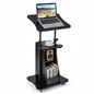 Mobile Laptop Table, Height Adjustable Sit Stand Desk Podium Stand Presentation Cart
