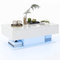 LED Coffee Table with 2 Drawers and Remote Control