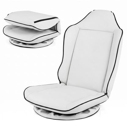 Folding Floor Chair with6-Position Adjustable Backrest