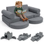 Kids Play Couch, 13-Piece Modular Toddler Soft Foam Playset