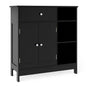 Bathroom Floor Cabinet with Drawer, Adjustable Shelves