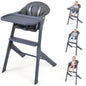 Baby High Chair, 3-in-1 Toddler Highchair with Adjustable Tray