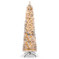 6 FT Slim Pencil Christmas Tree, Pre-lit Xmas Tree with Branch Tips