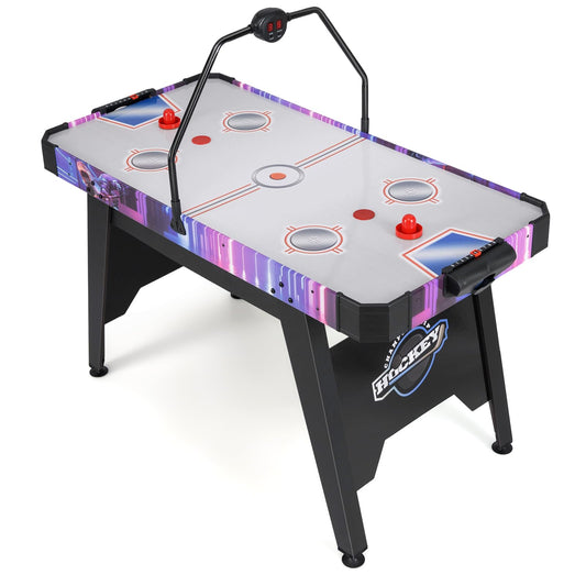144 CM Air Hockey Table with 2 Pucks and 2 Pushers for Kids and Adults