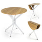 Drop Leaf Dining Table, 80cm Round Kitchen Table