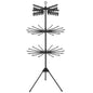 3-Tier Foldable Clothes Drying Rack with 24 Clips and 32 Hanging Rods