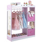 Kids Dress Up Storage, Wooden Open Children Wardrobe