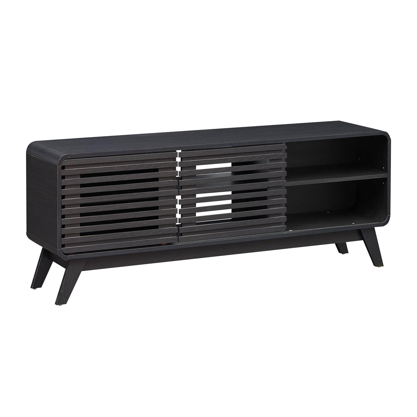 TV Stand Cabinet for 65 Inch TVs with Sliding Doors