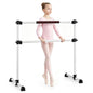 Double Ballet Barre, 17-112cm Adjustable Dance Stretch Bar